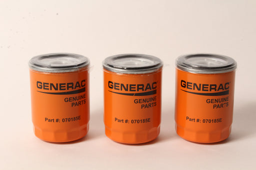 Generac 0K06950SRV Oil Filter 3 Pack High Capacity Oil Filter Extended Life OEM