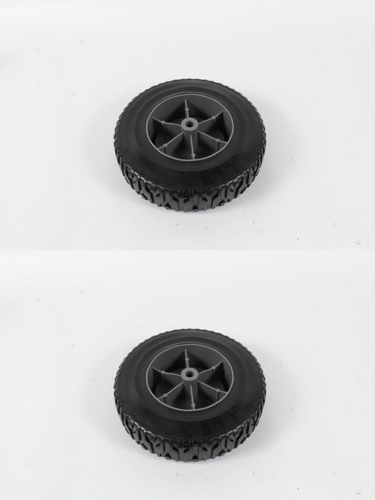 2 Pack Generac 0K6011 9-1/2" Plastic Wheel Fits 0060000 0065150 0066720 0066730