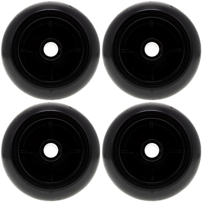 4-Pack Anti-Scalp Deck Wheels For Exmark & Toro Mowers – Fits 1-603299, 68-2730
