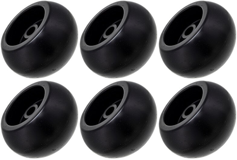 6 Pack Genuine Toro 1-603299 Anti Scalp Roller Deck Wheel OEM — Powered ...