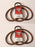 2 Genuine Exmark 1-603306-SL Deck Drive Belts Turf Tracer 1800 Five Speed X 60"