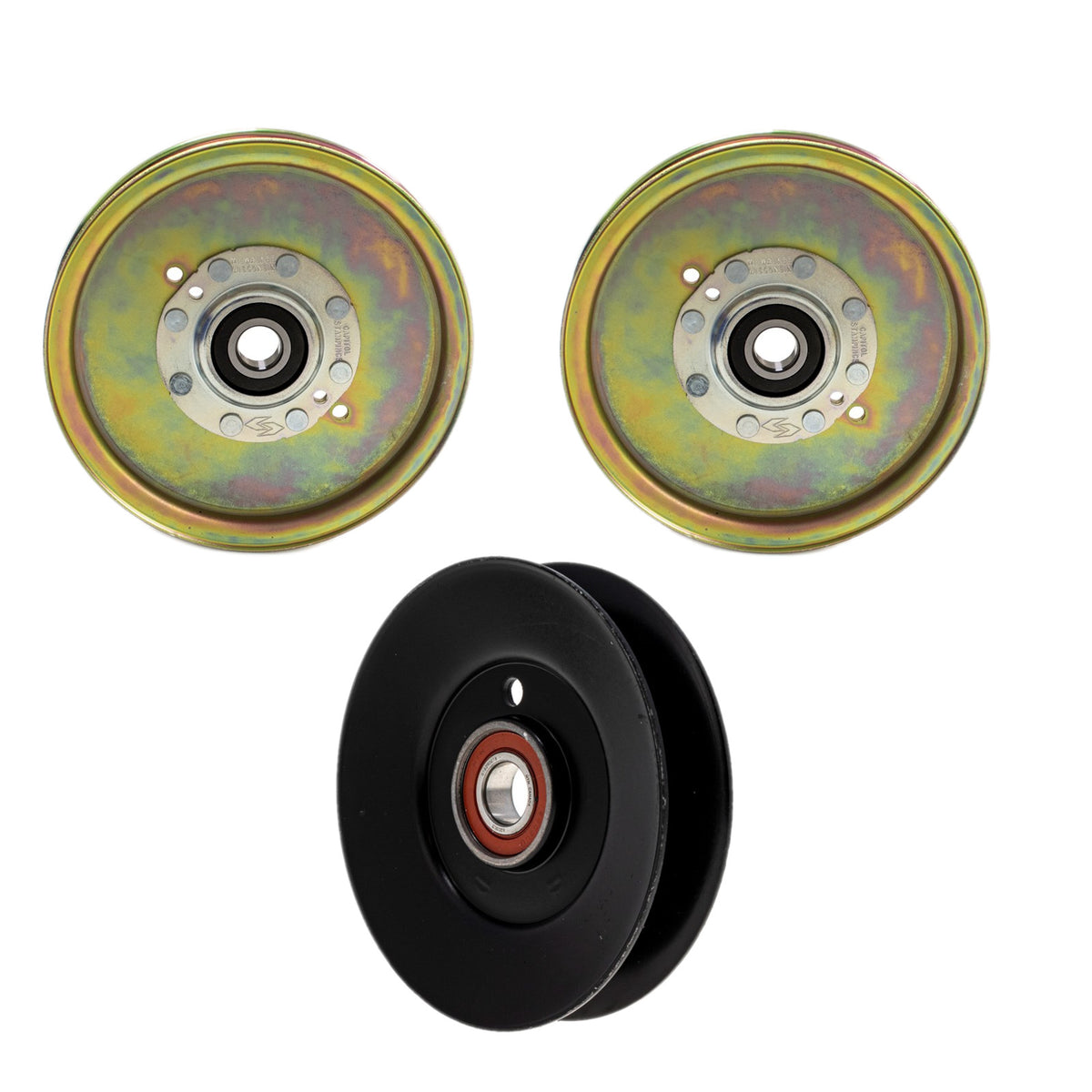 Genuine Exmark 1-603805 & 126-7685 Idler Pulley Set Lazer Z