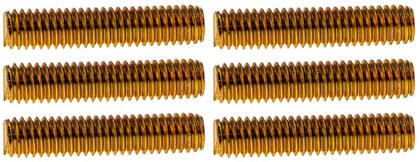 6 Exmark 1-633023 Fuel Tank Studs Lazer Z CT HP Pioneer Turf Tracer Metro Phazer