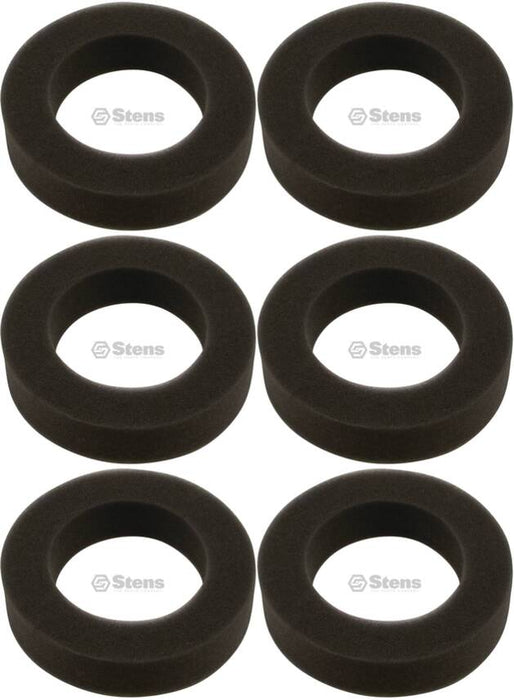 6 PK Air Filter Fits MTD Huskee Yard Machines 951-14627 2-1/4" ID 3-1/2" OD 3/4"