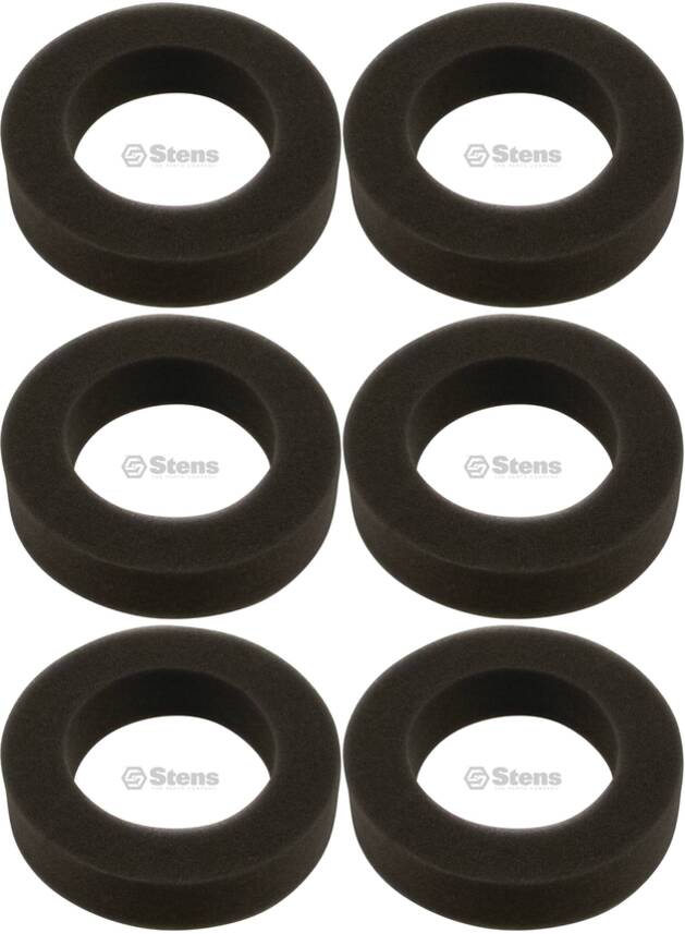 6 PK Air Filter Fits MTD Huskee Yard Machines 951-14627 2-1/4" ID 3-1/2" OD 3/4"