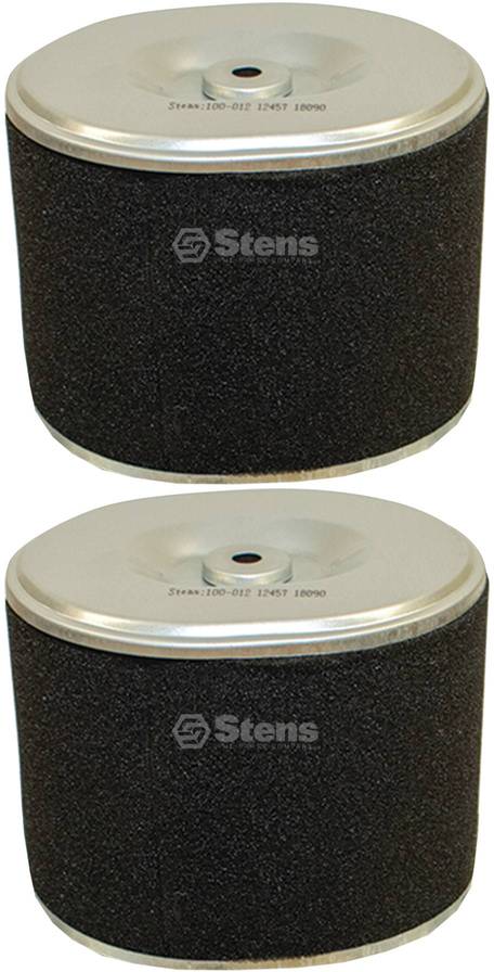 2 Pack Stens 100-012 Air Filter Combo Replaces Honda 17210-ZE3-505