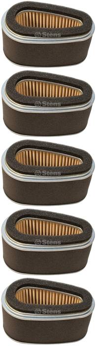 5 Pack Stens 100-044 Air Filter Combo Kawasaki 11013-2093