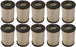 10 Pack Stens 100-069 Air Filter Fits John Deere AM100137