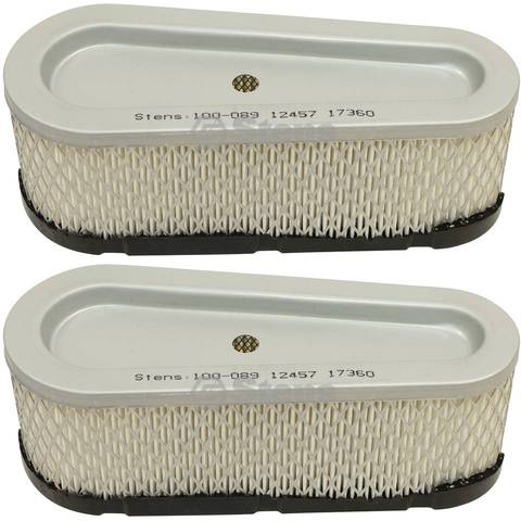 2 Pack Stens 100-089 Air Filter Fits B&S 691667