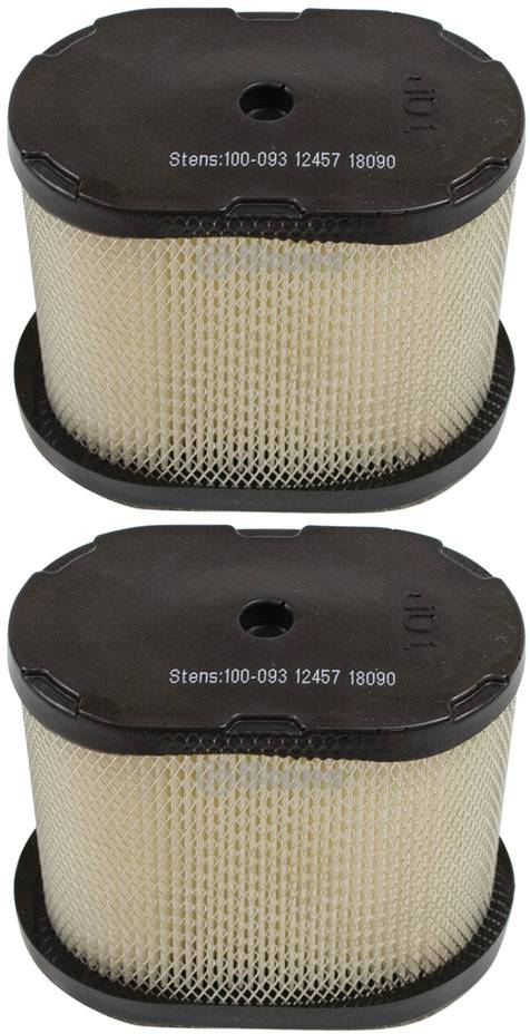 2 Pack Stens 100-093 Air Filter Fits B&S 697029