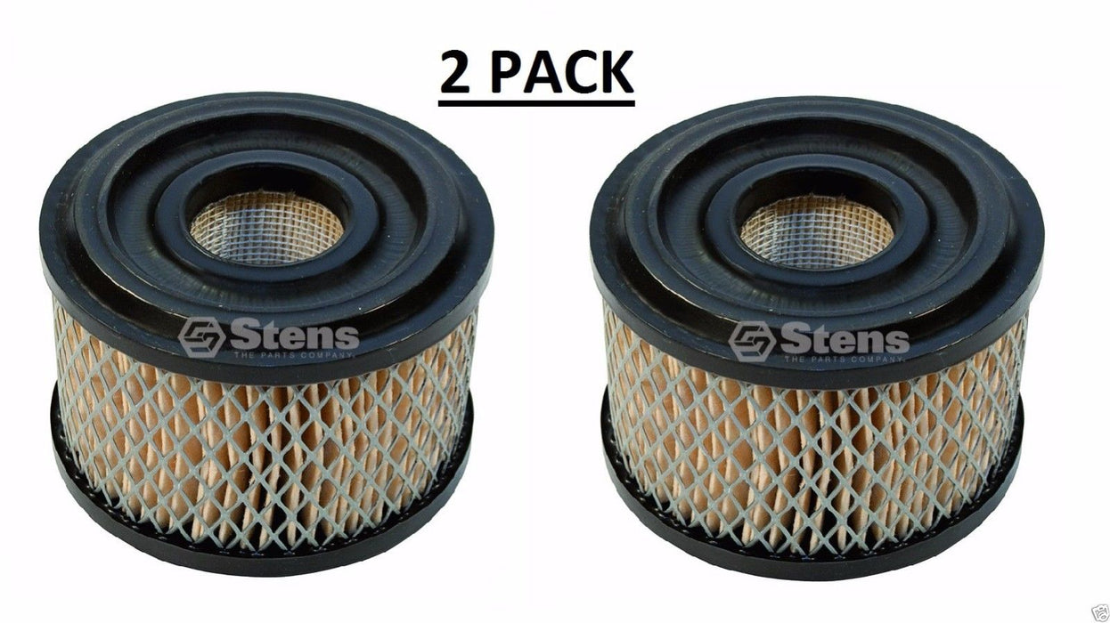 2 Pack Stens 100-099 Air Filter for B&S 390492 Lesco 050353