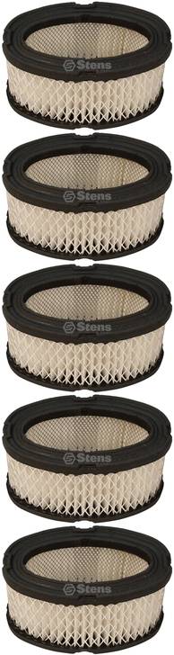 5 Pack Stens 100-115 Air Filter Tecumseh 33268