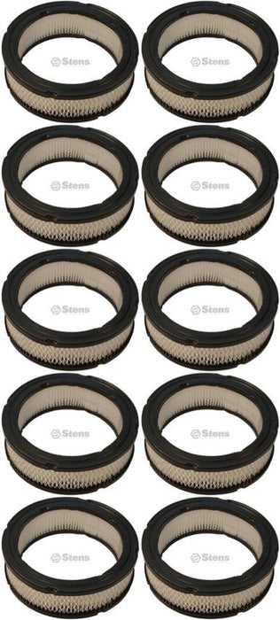 10 Pack Stens 100-131 Air Filter Fits B&S 394018S