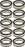 10 Pack Stens 100-149 Air Filter Fits John Deere HE1402628