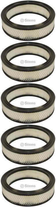 5 Pack Stens 100-149 Air Filter Fits John Deere HE1402628