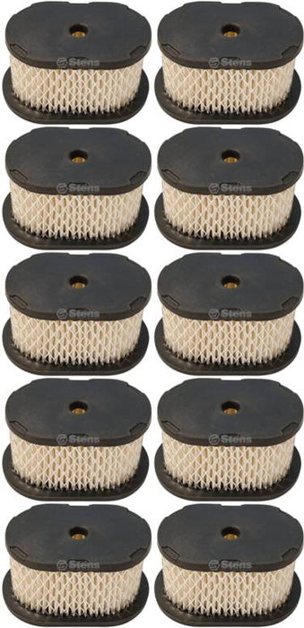10 Pack Stens 100-184 Air Filter Fits B&S 497725S