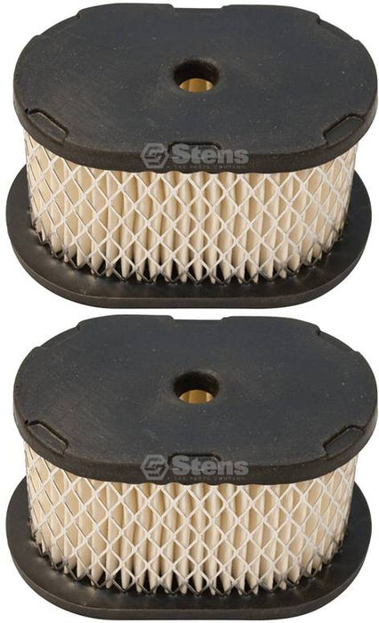 2 Pack Stens 100-184 Air Filter Fits B&S 497725S