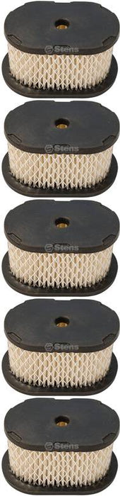 5 Pack Stens 100-184 Air Filter Fits B&S 497725S