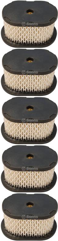 5 Pack Stens 100-184 Air Filter Fits B&S 497725S