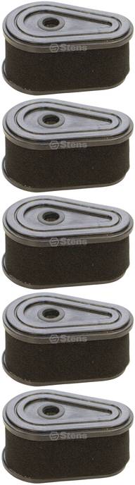 5 Pack Stens 100-188 Air Filter Combo Kawasaki 11013-2175