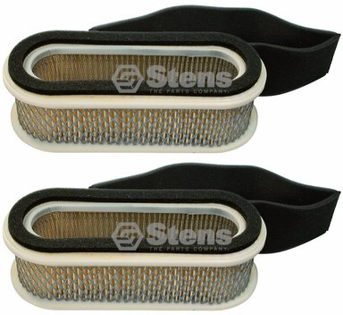 2 Pack Stens 100-238 Air Filter Combo Fits Kawasaki 11013-2205 11029-2001