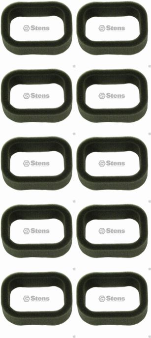 10 Pack Stens 100-287 Air Filter Fits RedMax 5500-82171 BC2300 BC2600 CHT2200