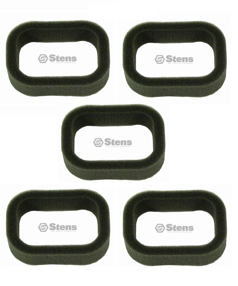 5 Pack Stens 100-287 Air Filter Fits RedMax 5500-82171 BC2300 BC2600 CHT2200