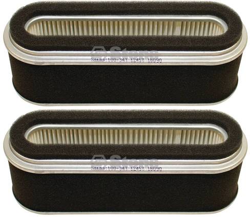 2 Pack Stens 100-347 Air Filter Combo Kawasaki 11013-2021