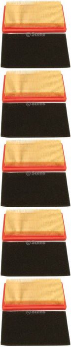 5 Pack Stens 100-378 Air Filter Combo Fits Kohler 14 083 01-S