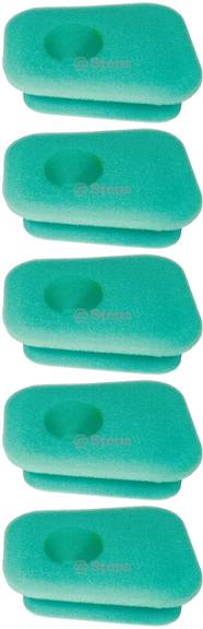 5 Pack Stens 100-511 Air Filter Fits B&S 27987S