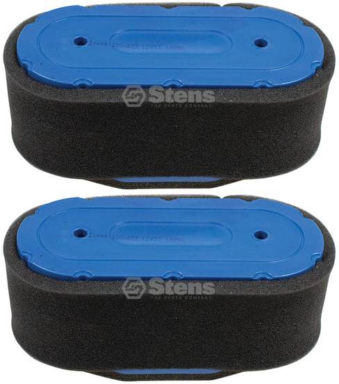 2 Pack Stens 100-622 Air Filter Combo Kawasaki 11013-7012