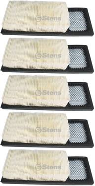 5 Pack Stens 100-663 Air Filter Fits E-Z-GO 72368G01