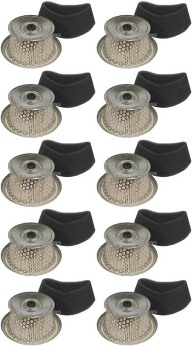 10 Pack Stens 100-792 Air Filter Combo Replaces Honda 17210-890-505