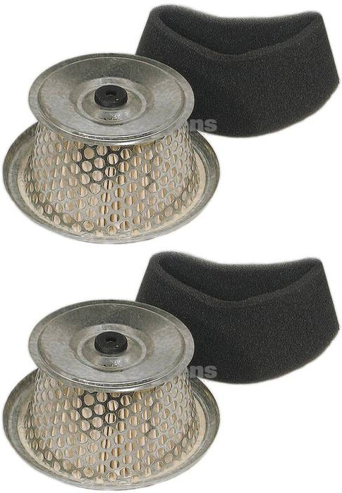 2 Pack Stens 100-792 Air Filter Combo Replaces Honda 17210-890-505