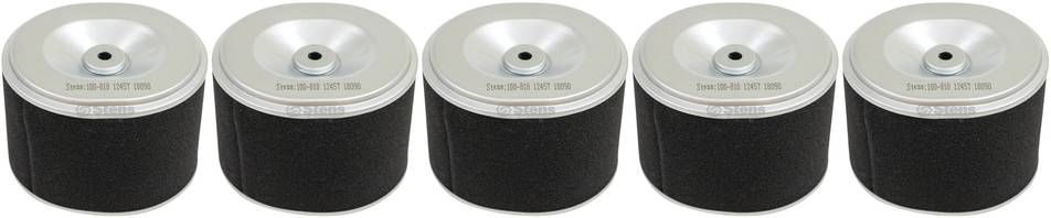 5 Pack Stens 100-818 Air Filter Combo Replaces Honda 17210-ZE2-515