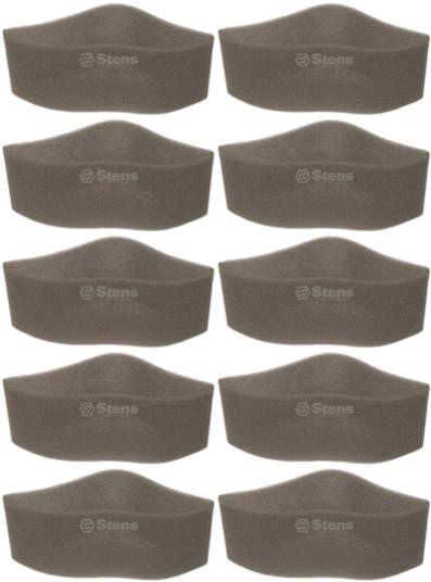 10 Pack Stens 100-842 Pre-Filter Fits B&S 271962S