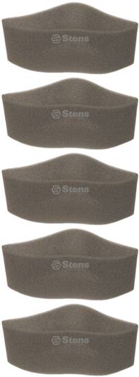 5 Pack Stens 100-842 Pre-Filter Fits B&S 271962S