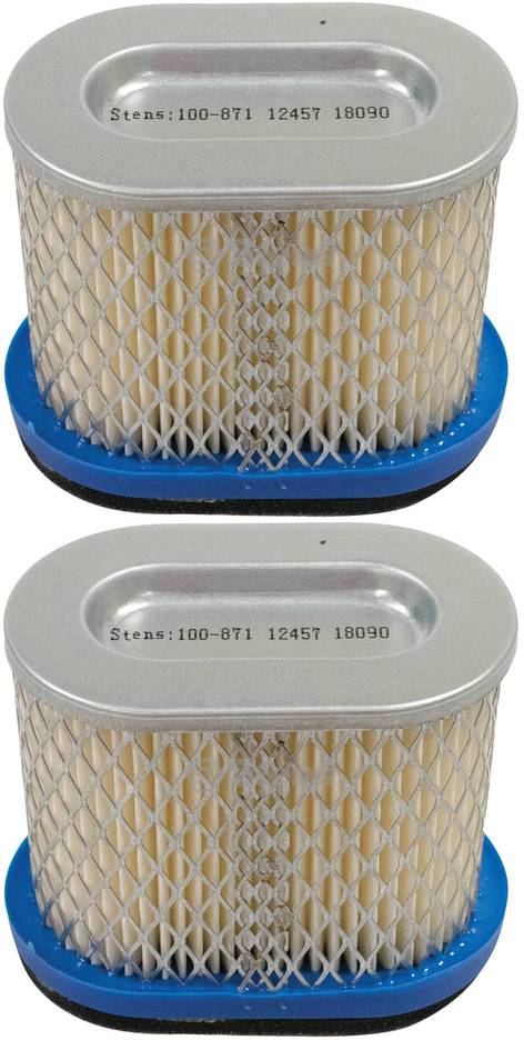 2 Pack Stens 100-871 Air Filter Fits B&S 692446