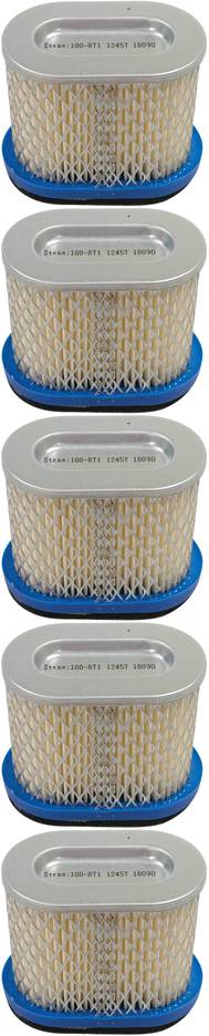 5 Pack Stens 100-871 Air Filter Fits B&S 692446