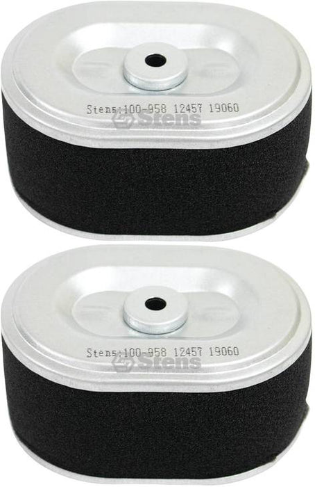 2 Pack Stens 100-958 Air Filter Combo Replaces Honda 17210-ZE0-505