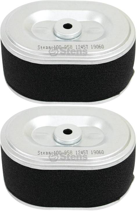 2 Pack Stens 100-958 Air Filter Combo Replaces Honda 17210-ZE0-505