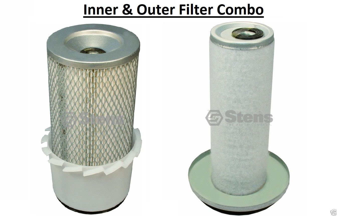 Stens 100-981 & 100-985 Inner & Outer Filter Fits John Deere AM108184 & AM108185