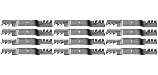 12 Pack Lawn Mower Blades Fits John Deere M128485