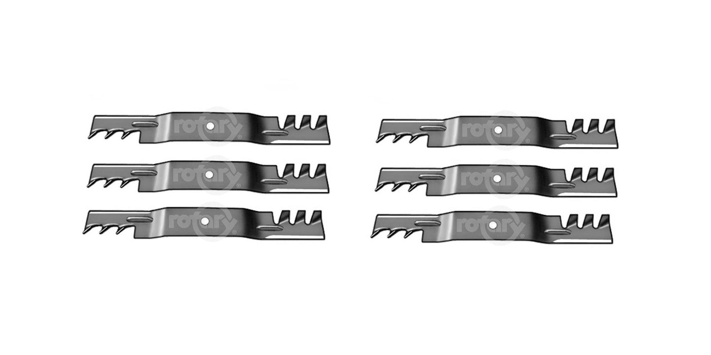 6 Pack Lawn Mower Blades Fits John Deere M128485