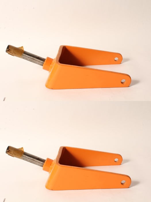 2 PK Rotary 10097 Caster Yoke Fits Scag Orange