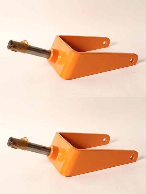 2 PK Rotary 10097 Caster Yoke Fits Scag Orange