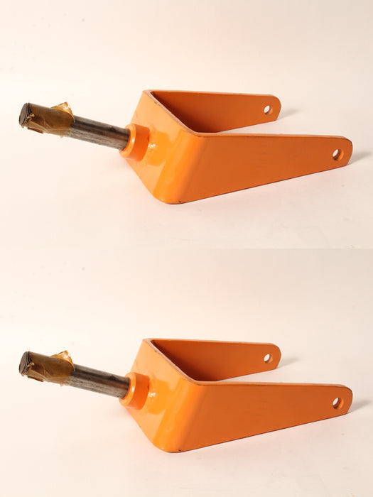 2 PK Rotary 10097 Caster Yoke Fits Scag Orange