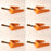 6 PK Rotary 10097 Caster Yoke Fits Scag Orange