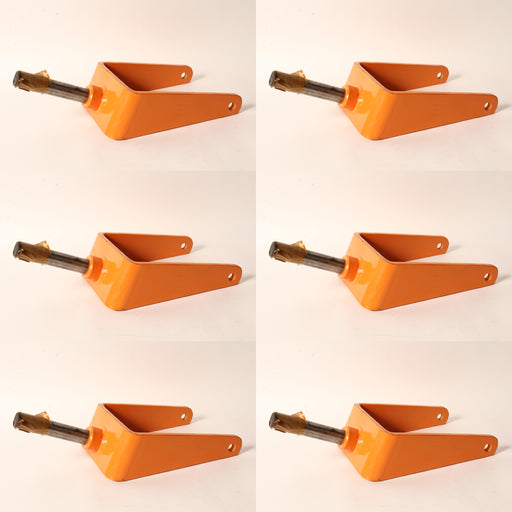 6 PK Rotary 10097 Caster Yoke Fits Scag Orange