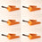 6 PK Rotary 10097 Caster Yoke Fits Scag Orange